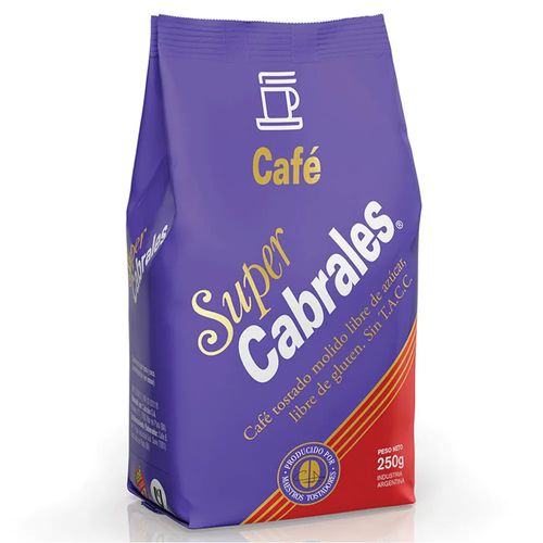 Café Blend Tostado molido Super Cabrales x 250 gr